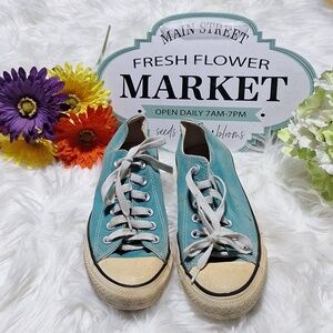 Converse all star  green mens size 5 sneakers,